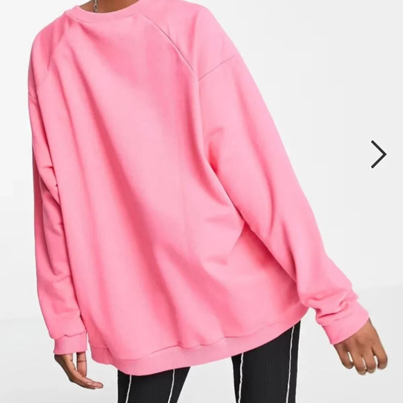 Native Youth Peanuts Snoopy Surfer Relaxed Sweatshirt Sweater Pink Size Small - Picture 2 of 7